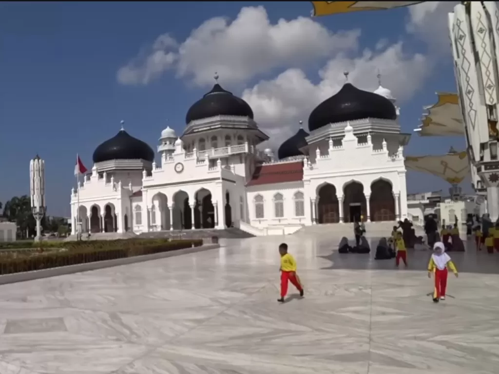 Masjid Raya Baiturrahman. (Z Creators/Sri Wahyuni Kuna)