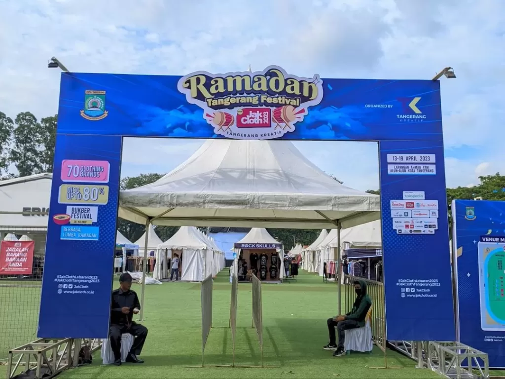 Jakcloth 2023 di Ramadhan Tangerang Festival. (Z Creators/Asep Hermawan)
