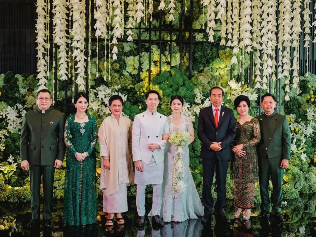 Kevin Sanjaya menikah dengan Valencia Tanoesoedibjo dengan dihadiri Presiden Jokowi (Instagram/@kevin_sanjaya)