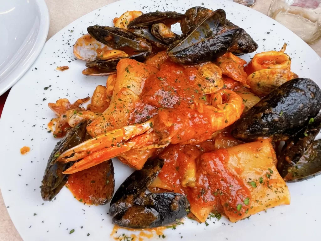 Lasagna seafood khas Venezia. (Z Creators/Alan Munandar)
