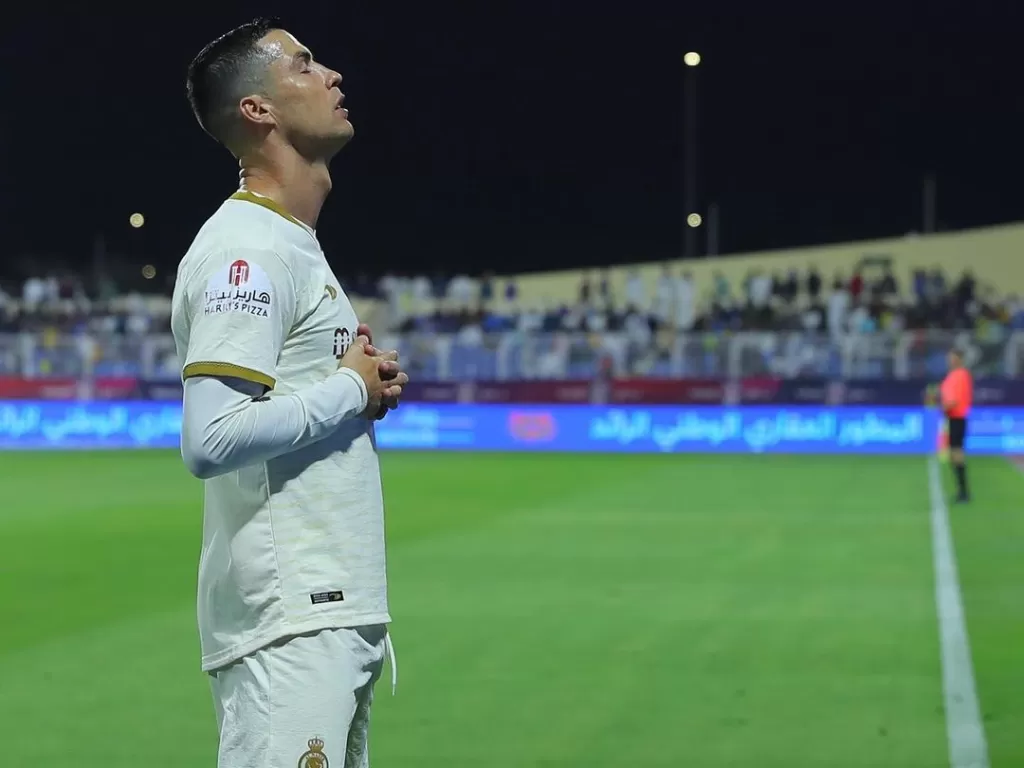 Cristiano Ronaldo saat memperkuat Al Nassr (Instagram/@alnassr)