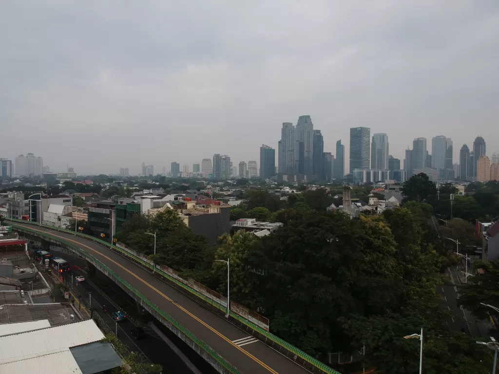 Lalu lintas di Jakarta (Z Creators/Jafriyal Aba)