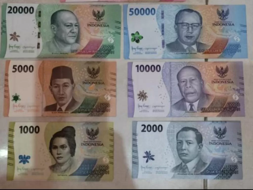 Jasa penukaran uang receh di Lamongan. (Z Creators/Amirul Mukminin).