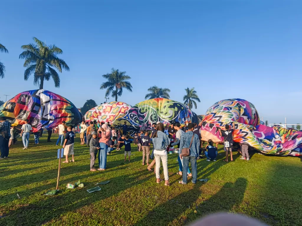 Festival balon udara di Wonosobo. (Z Creators/Rahmat Wibowo)