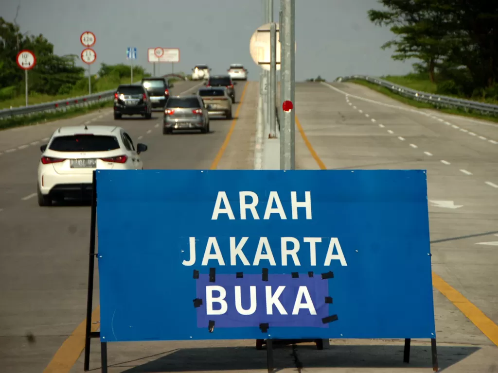 Ilustrasi Jalan tol arah Jakarta. (ANTARA FOTO/Oky Lukmansyah)