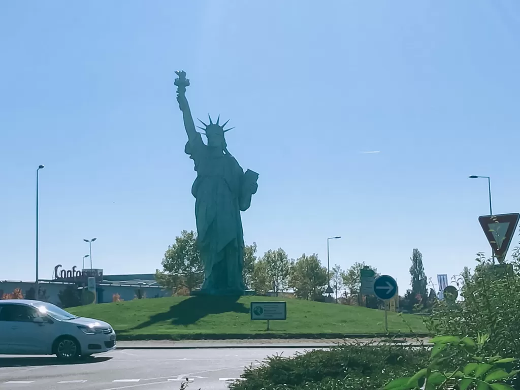 Patung Liberty di Prancis. (Z Creators/Fabiola Lawalata)