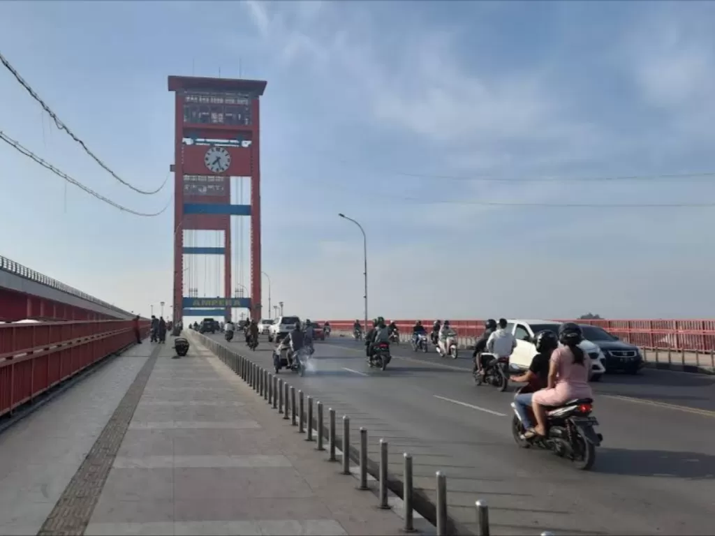 Jembatan Ampera di Palembang. (Z Creators/Putra Ganesha)