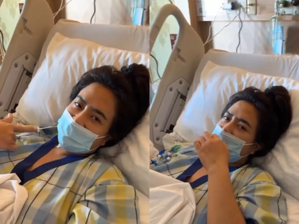 Maharani Kemala di rumah sakit (Instagram/shandypurnamasari)