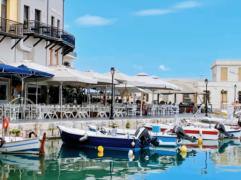  Old Venetian Port Harbour di Retymno, Yunani. (Z Creator/Alan Munandar)