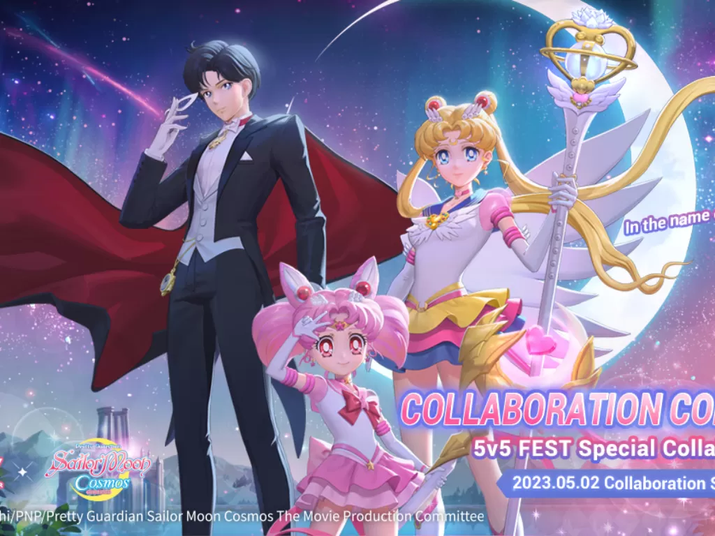 AOV kolaborasi dengan Sailor Moon. (Garena)