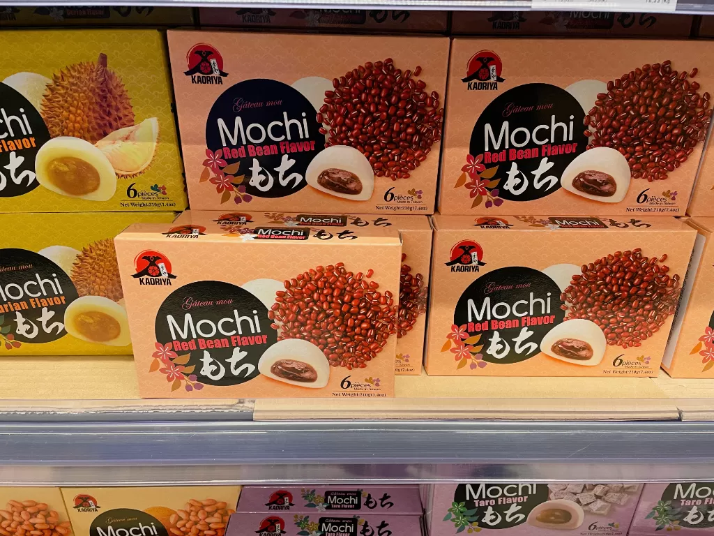 Mochi asal Taiwan, makanan penutup paling populer di Kota Brussels, Belgia. (Z Creators/Alan Munandar)