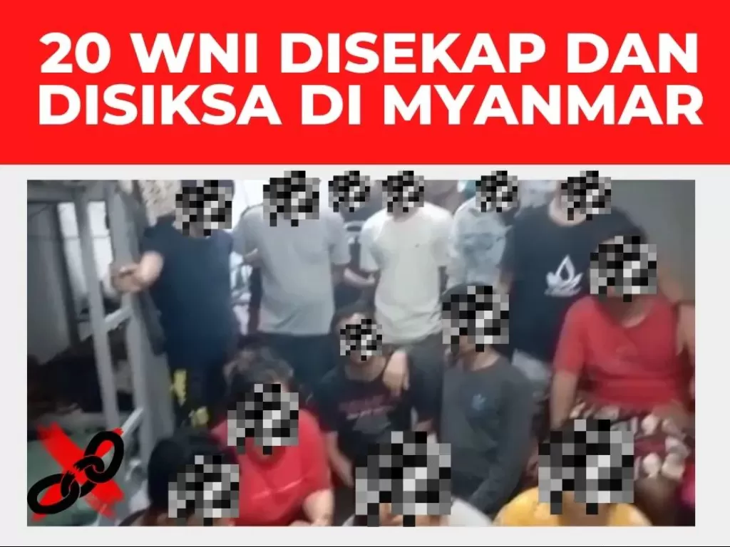Viral para WNI disekap dan disiksa di Myanmar. (Instagram/bebaskankami).