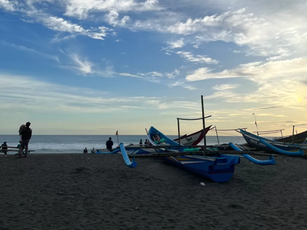 Pantai Ayam Putih di Kabupaten Kebumen. (Z Creators/Adila Fikri)