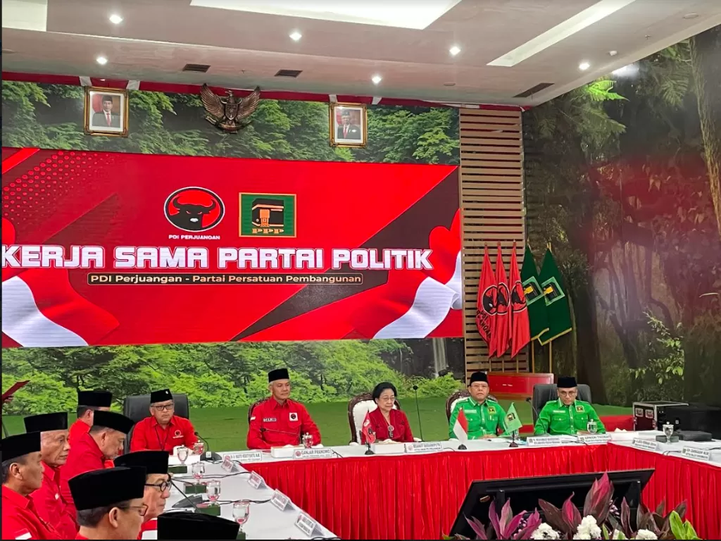 Ketua Umum PDI Perjuangan Megawati Soekarnoputri belum mau membahas soal sosok bakal calon wakil presiden (Cawapres) pendamping Ganjar Pranowo di Pilpres 2024. (INDOZONE/Asep Bidin Rosidin)