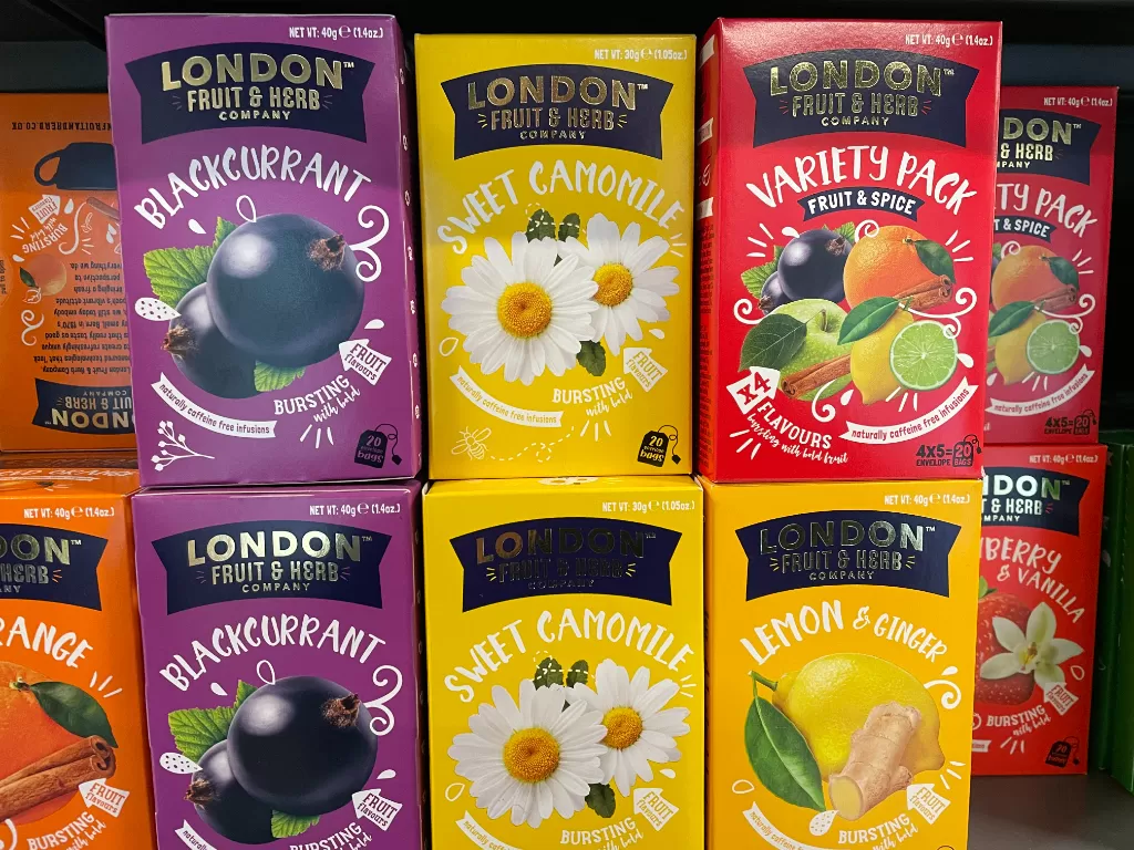 London Fruit and Herb Tea. (Z Creators/Alan Munandar)