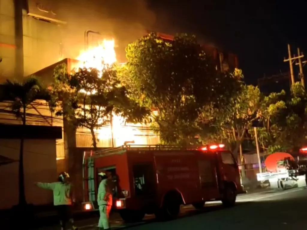 Malang Plaza Kebakaran. (Z Creators/Anggeli Shinta Novitasari)