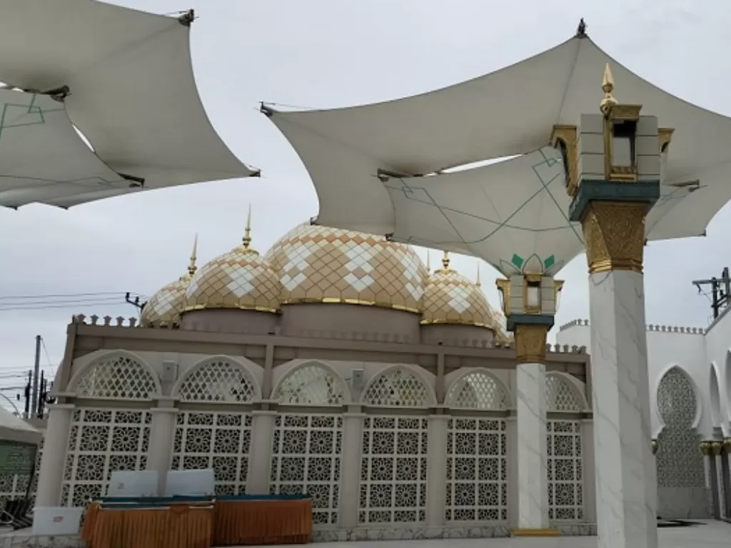 Sudut-sudut yang ada di Masjid Ar-Rahman, Kota Blitar. (Z Creators/Muhammad Thoha Ma'ruf)