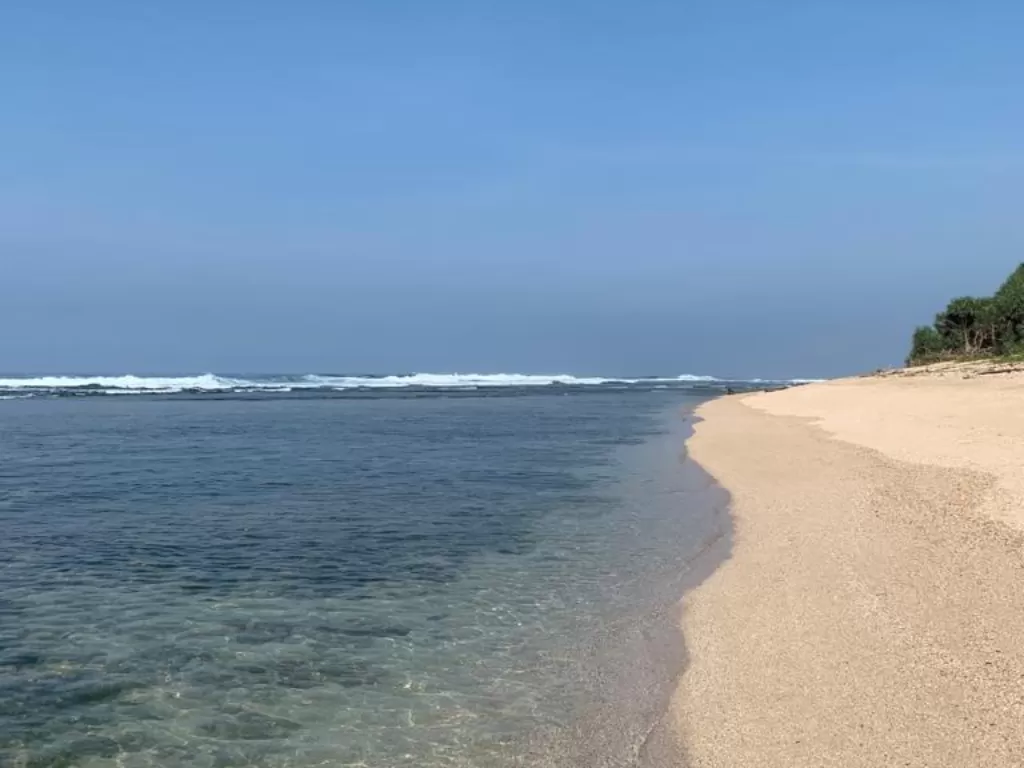 Pantai Sayang Heulang di Garut (Z Creators/Nur Amaliafatwa)