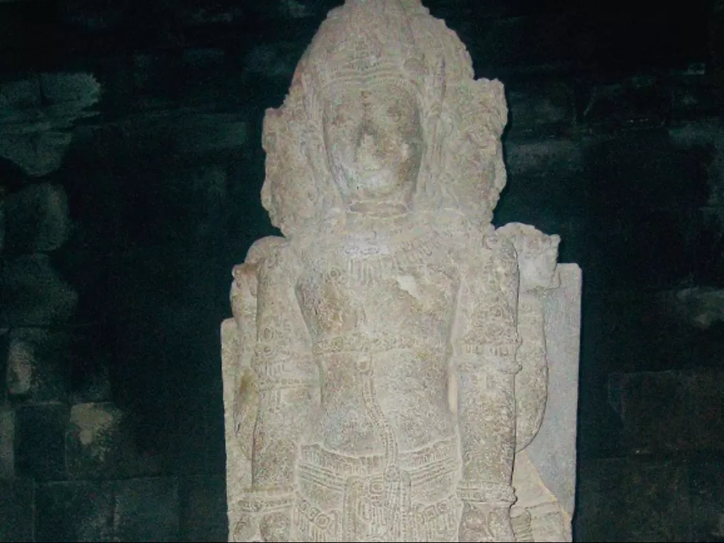 Patung Brahma di Candi Prambanan menyimpan banyak misteri. (Z Creators/Syaiful Amin)