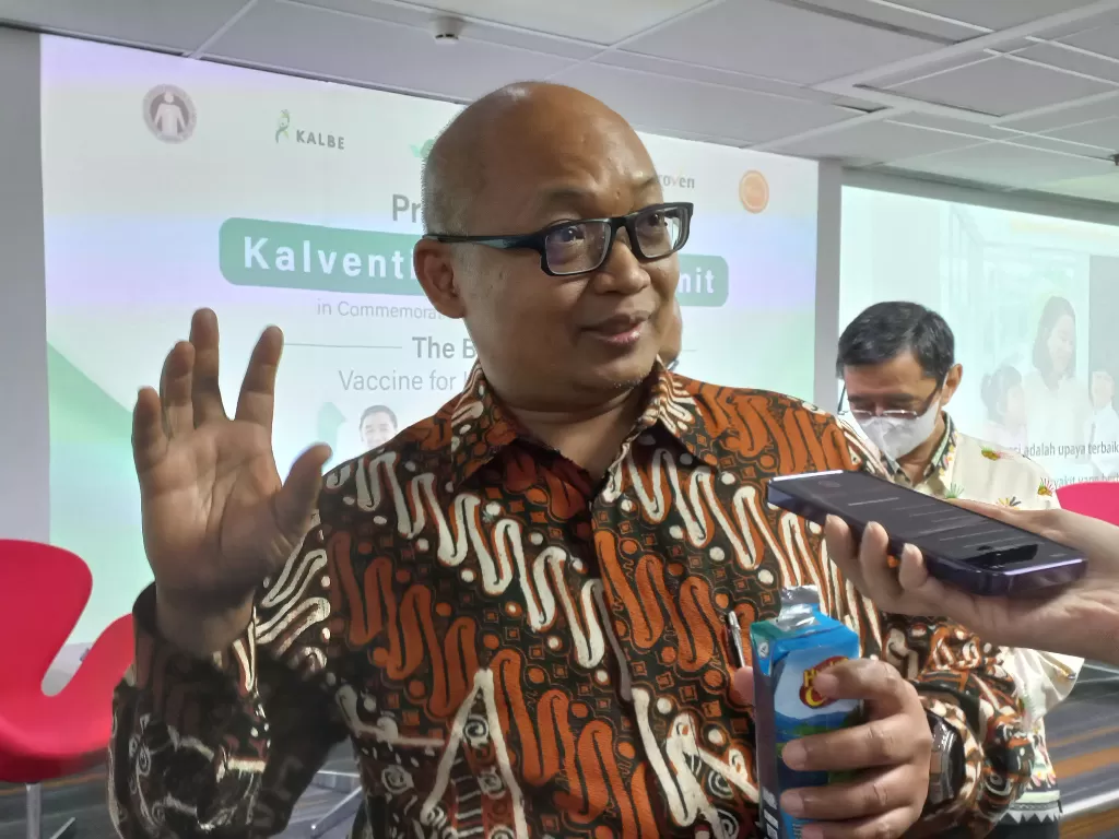 Ketua Satgas Imunisasi Dewasa PB PAPDI, Dr dr Sukamto Koesnoe SpPD K-AI FINASIM (Z Creators/Dewi Kania)