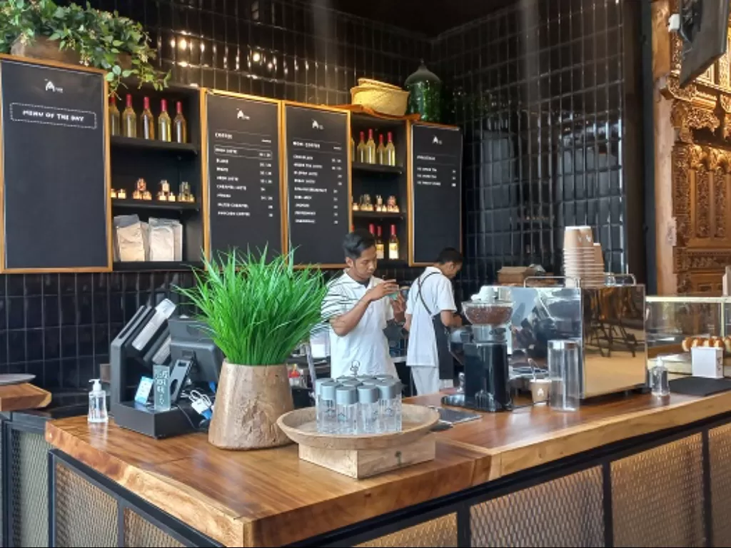 Hidden Gem Coffee Shop di Sarinah. (Z Creators/Dewi Kania)