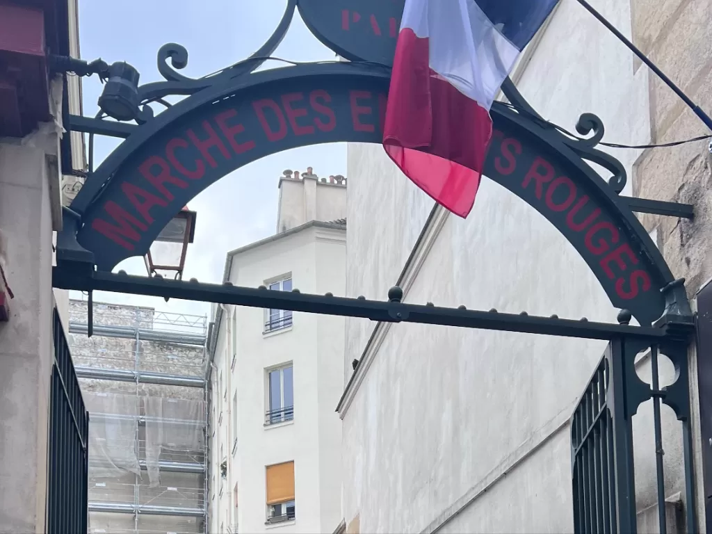 Marché des Enfants Rouge, pasar tertua di Kota Paris. (Z Creators/Helene Le Quellec)