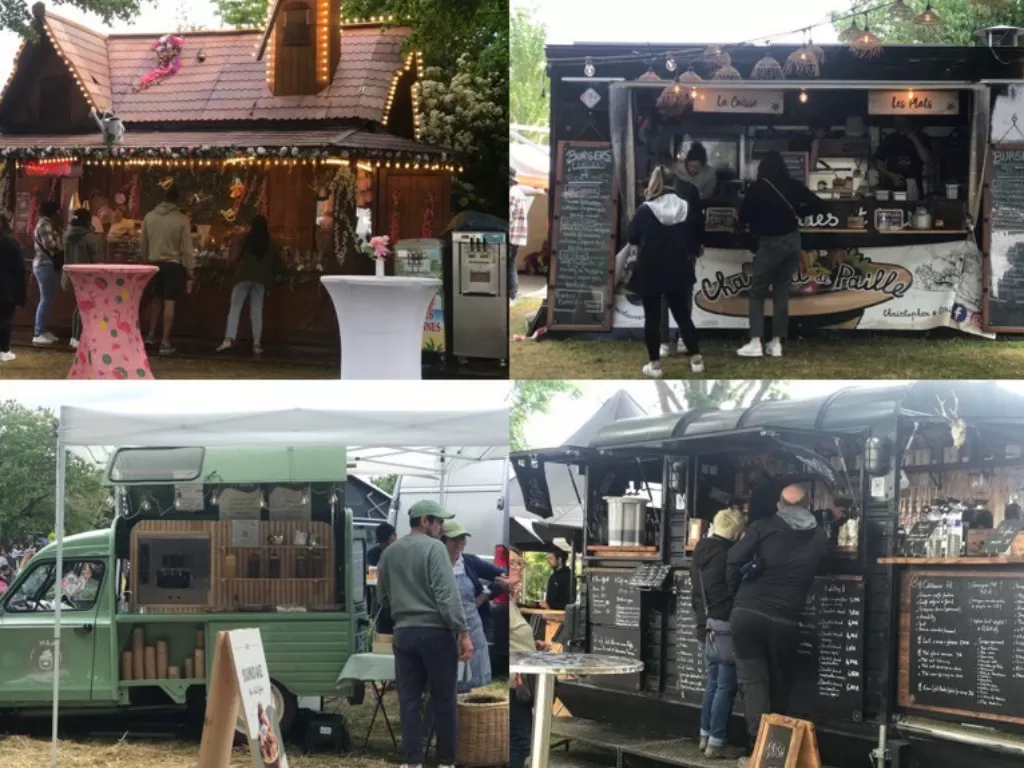 Deretan Food Truck di Food Trucks Festival Perancis. (Z Creators/Nida Asma Amaniy). 
