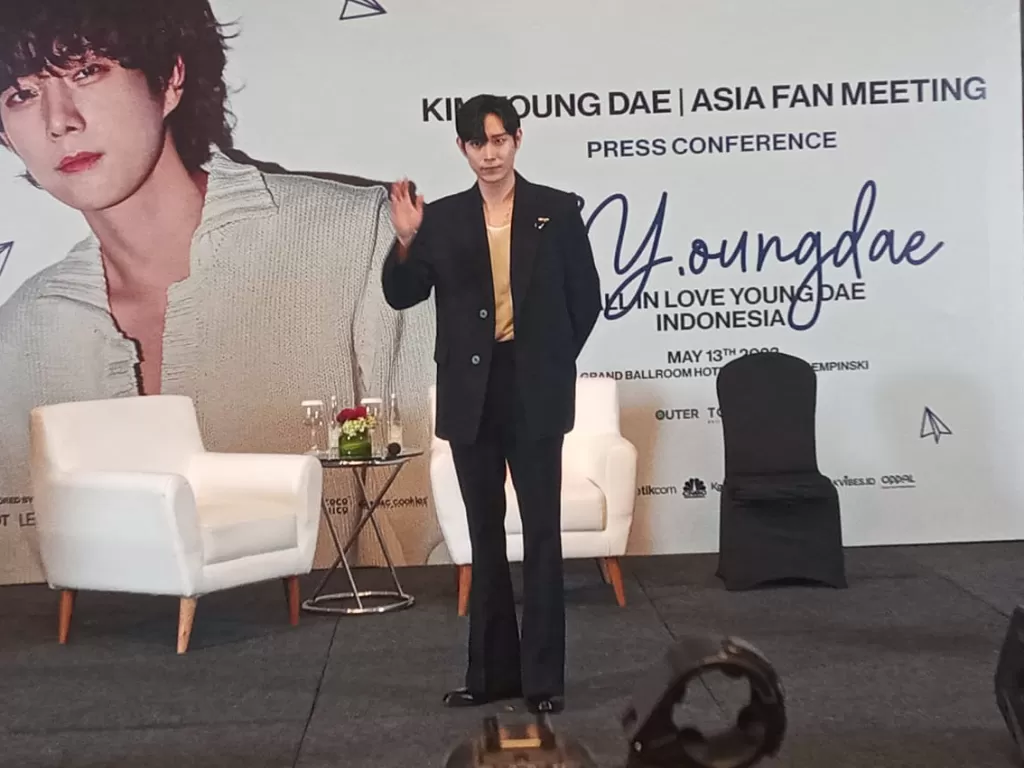 Aktor Kim Young Dae gelar fan meeting di Jakarta (Z Creators/Nur Faridha)