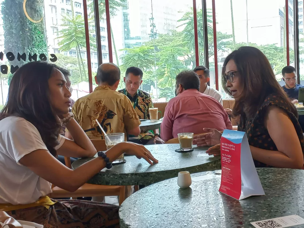 Suasana di Common Ground Mal FX Sudirman Jakarta Pusat. (Z Creators/Dewi Kania)