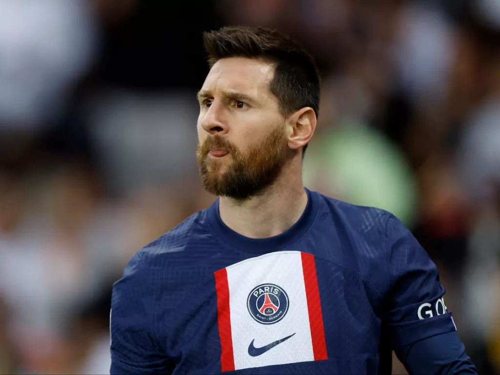 Bintang Paris Saint-Germain, Lionel Messi. (REUTERS/Christian Hartmann)