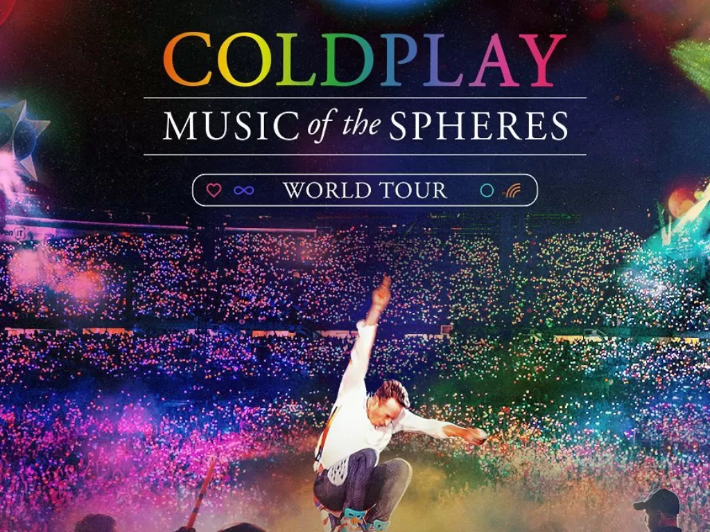Poster Music of the Spheres World Tour (Instagram/pkentertainment.id)