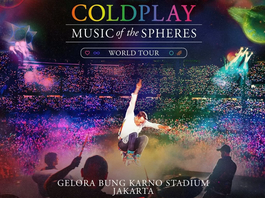 Konser Coldplay (Instagram/pkentertainment.id)