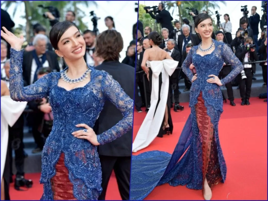 Raline Shah tampil di Cannes Film Festival 2023. (Istimewa).