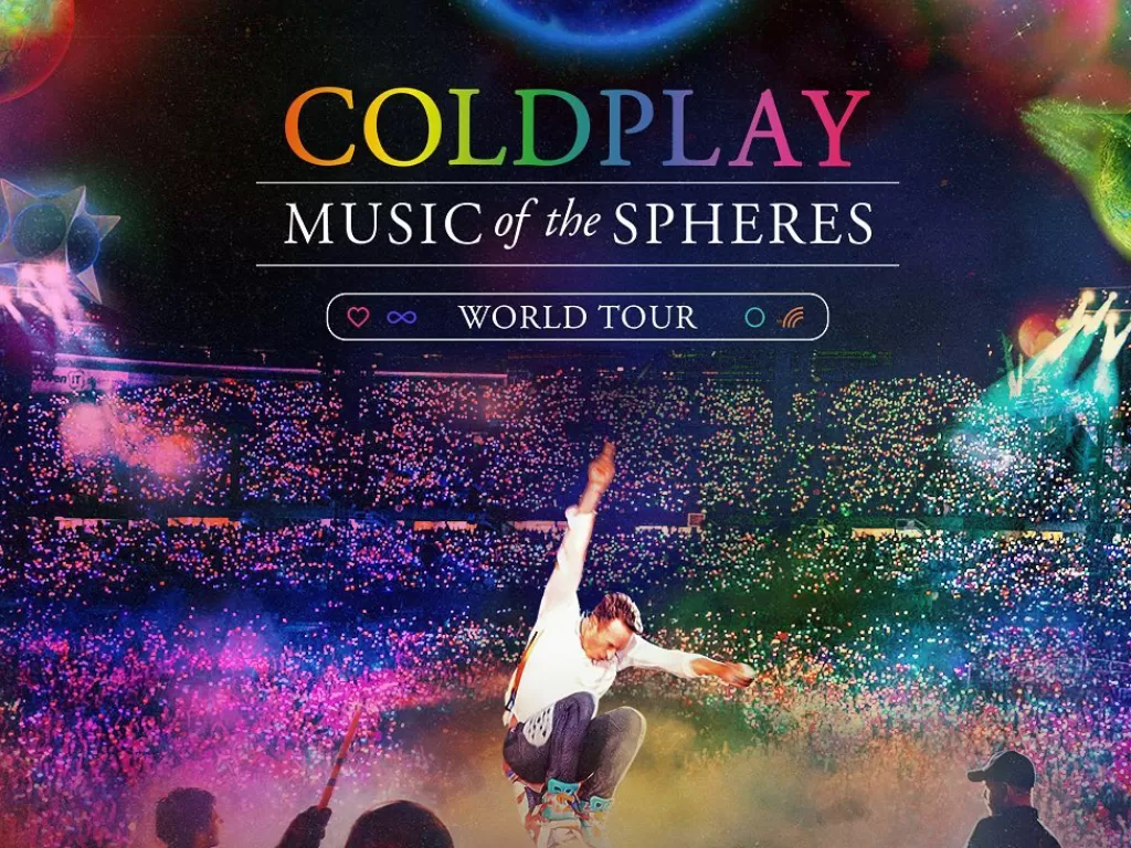 Poster Coldplay Music of the Spheres (Instagram/pkentertainment.id)
