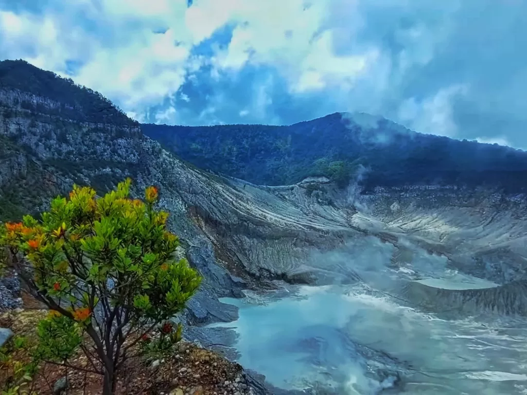 Keindahan Gunung Tangkuban Parahu. (Z Creators/Syaiful Amin)