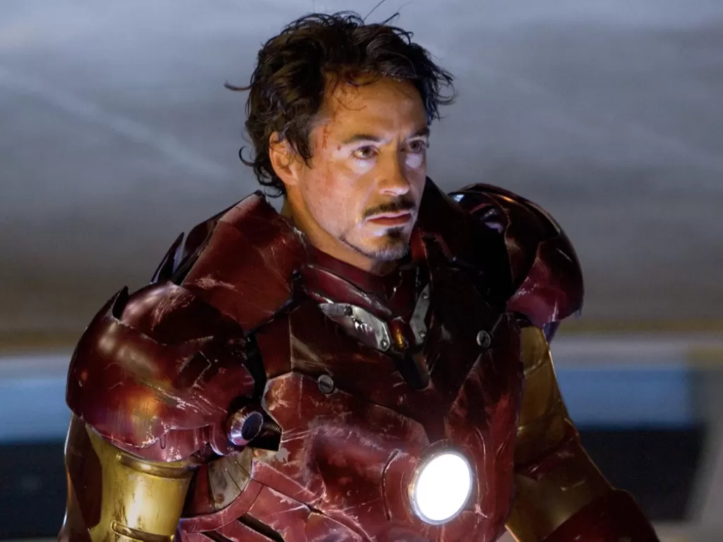 Robert Downey Jr dalam Iron Man (2008) (IMDb)