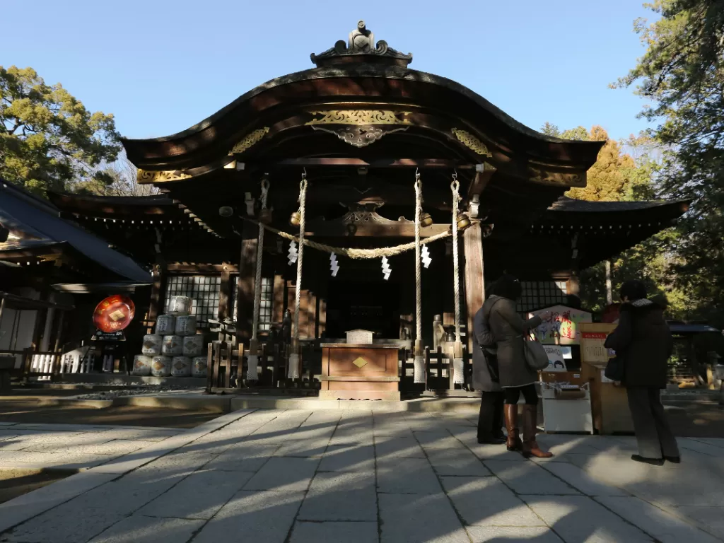 Kuil Takeda dipersembahkan untuk samurai terkenal. (Z Creators/Elisa Oktaviana)