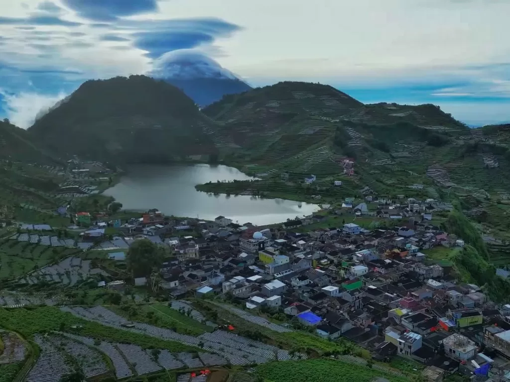 Desa Sembungan, desa tertinggi di Jawa Tengah yang memiliki keindahan tiada tara. (Z Creators/Syaiful Amin)