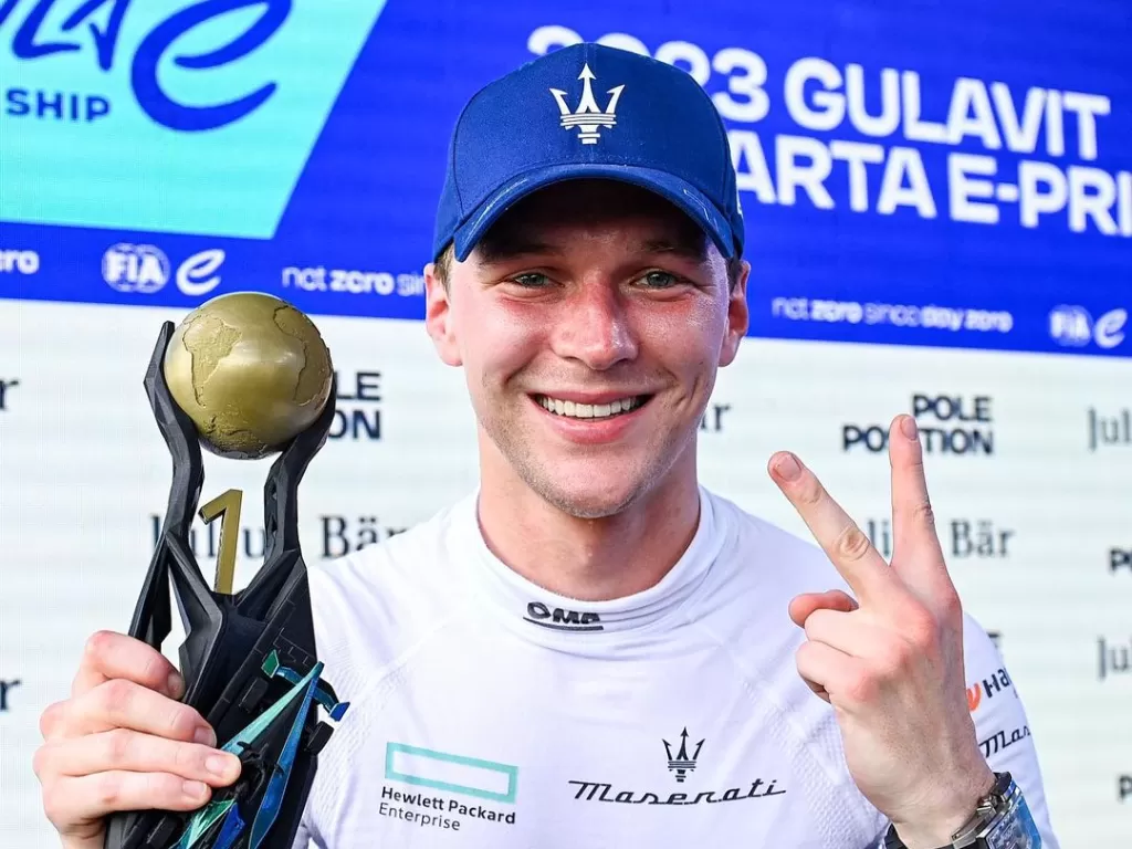 Maximilian Guenther juarai Formula E Jakarta 2023. (Instagram/@maseratimsg)
