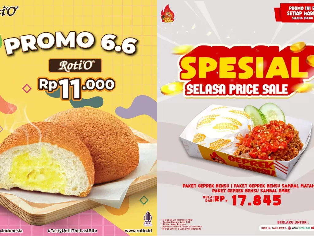 10 Kumpulan Promo 6.6 2023 Dari Makanan Sampai Minuman, Serbu ...