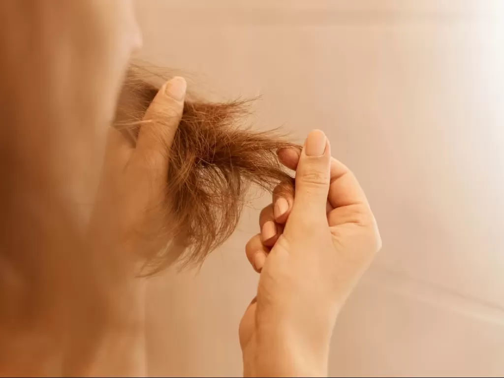 Ilustrasi rambut kering (freepik.com)