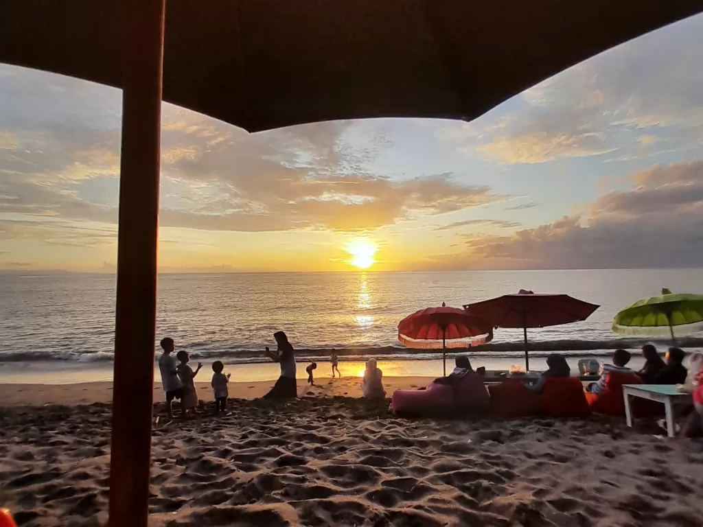 Pantai Tanjung Bias, Lombok dulunya tempat pembuangan sampah. (Z Creators/Putri Nadia Arif)