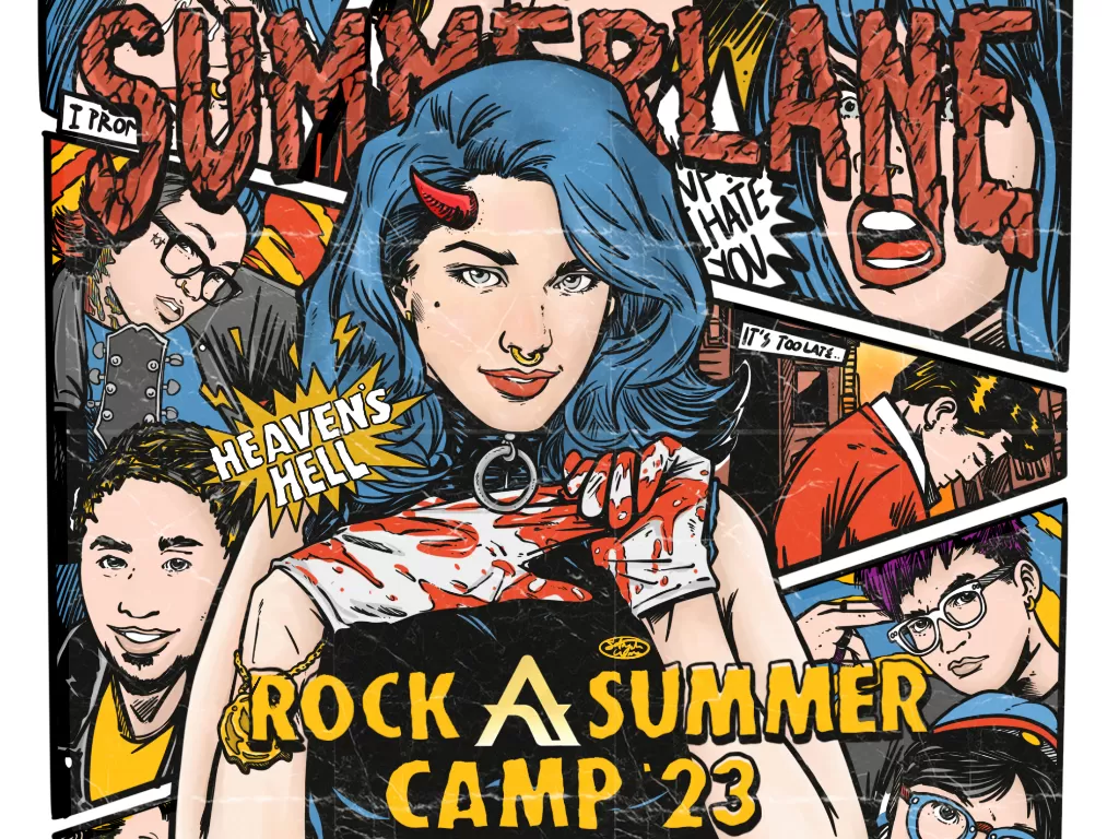 Band pop punk asal Jakarta, Summerlane, menggelar tur perdana bertajuk 'Rock A Summer Camp' di 10 kota. (Dok. Warner Music Indonesia)