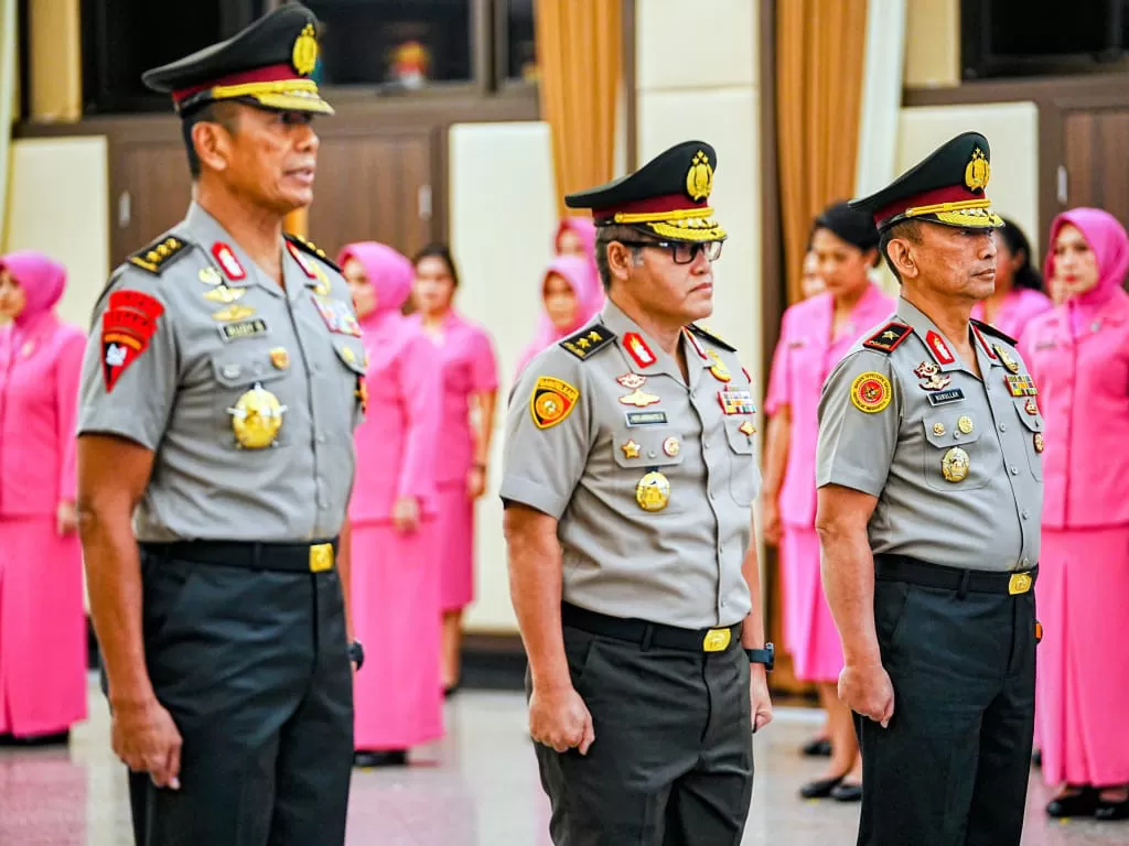 11 orang perwira tinggi (Pati) Polri resmi mendapat kenaikan pangkat satu tingkat lebih tinggi (Dok. Istimewa)