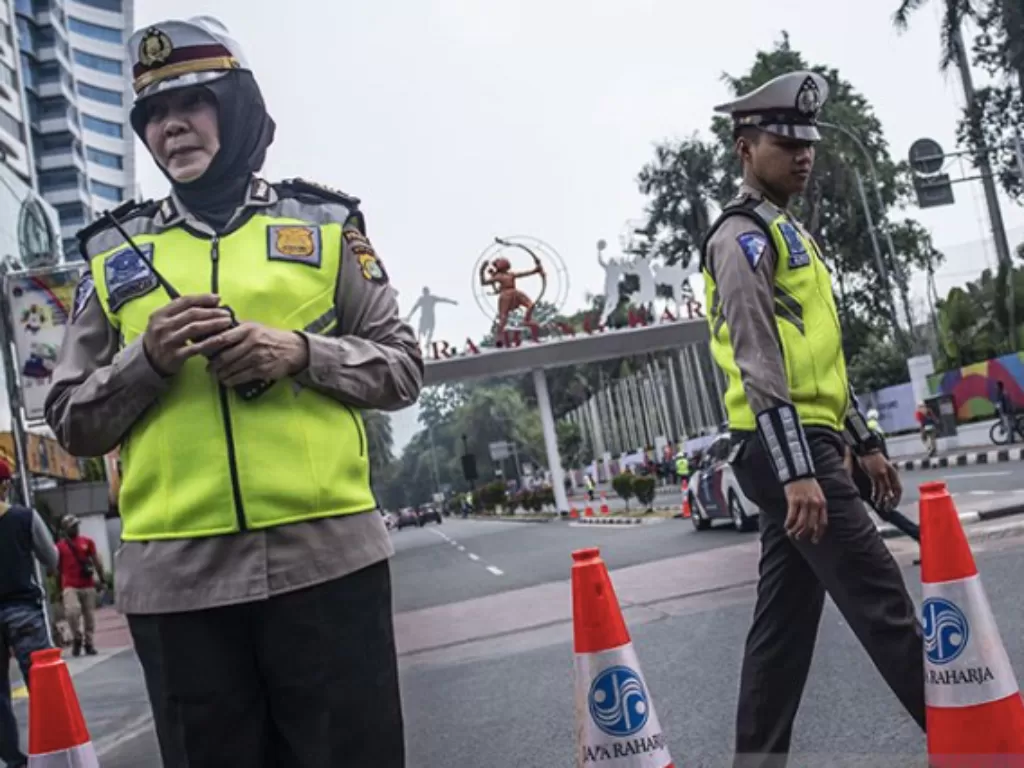 Ilustrasi pengamanan polisi (ANTARA FOTO/Aprillio Akbar)