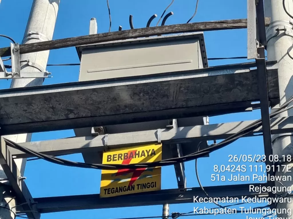 Pencurian kabel PLN Tulungagung (PLN Tulungagung)
