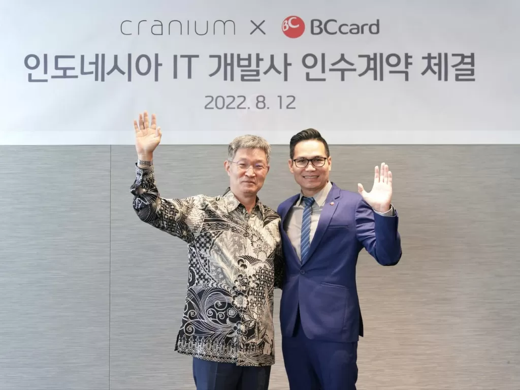 William bersama CEO BCcard Korea Selatan. (Dok. Pribadi)
