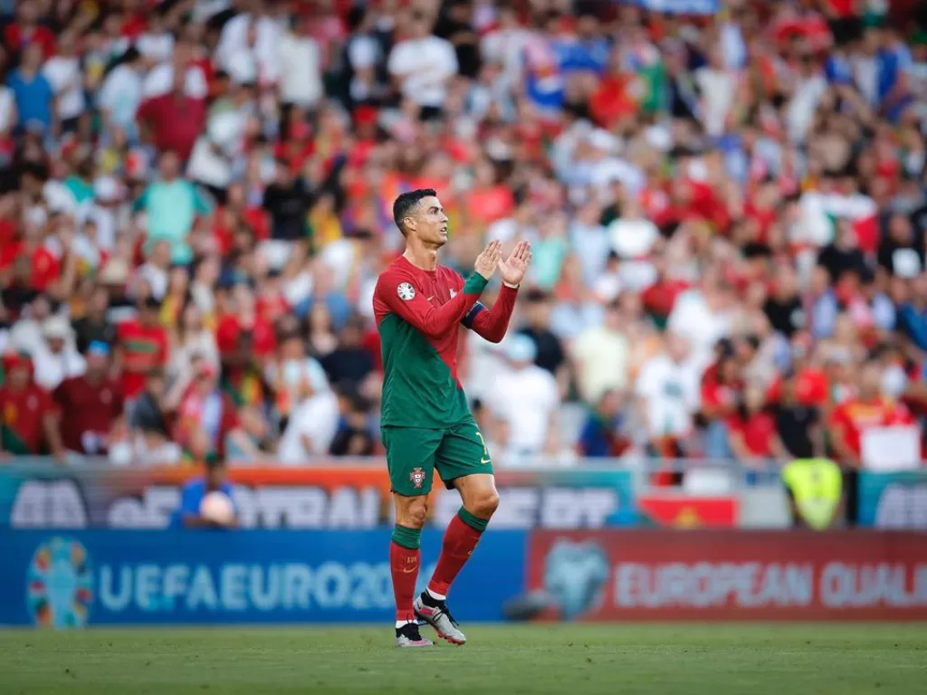 Kapten Timnas Portugal, Cristiano Ronaldo. (Instagram/@cristiano)