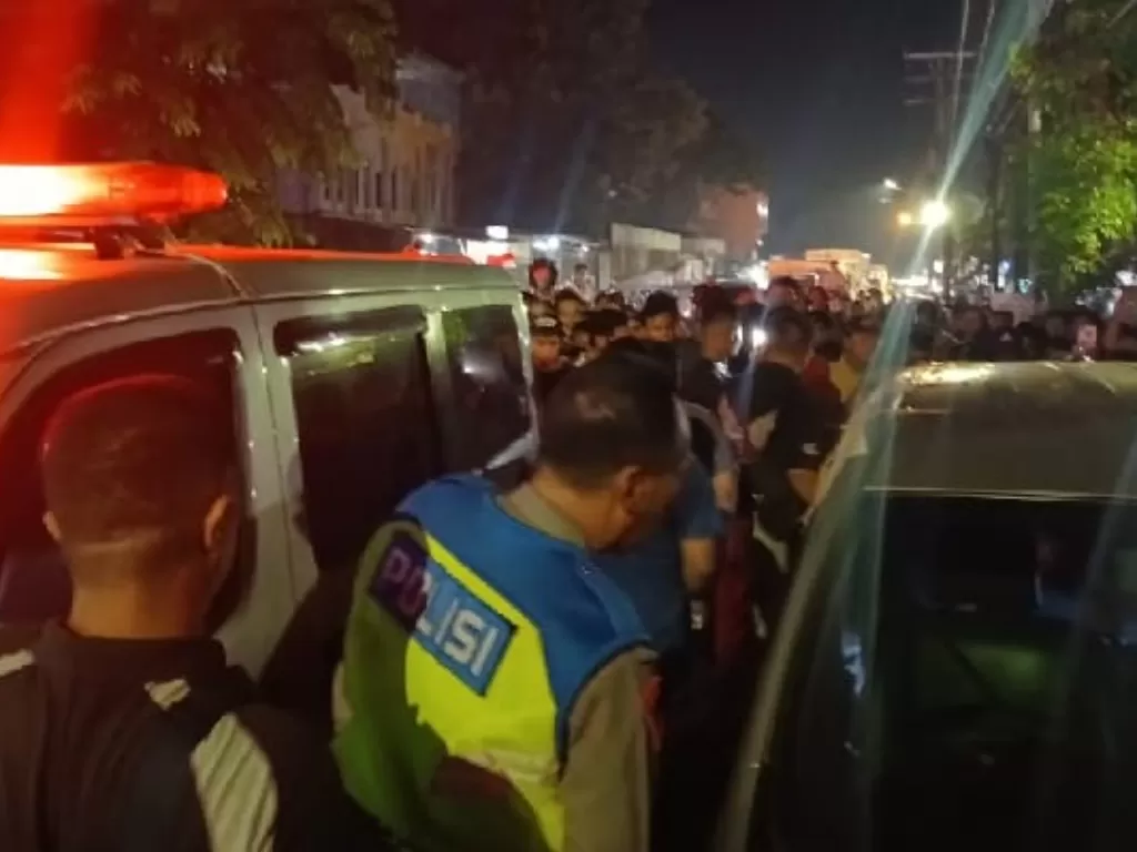 Pembunuhan wanita dalam mobil di Medan. (Z Creators/Sri Wahyuni Kuna)
