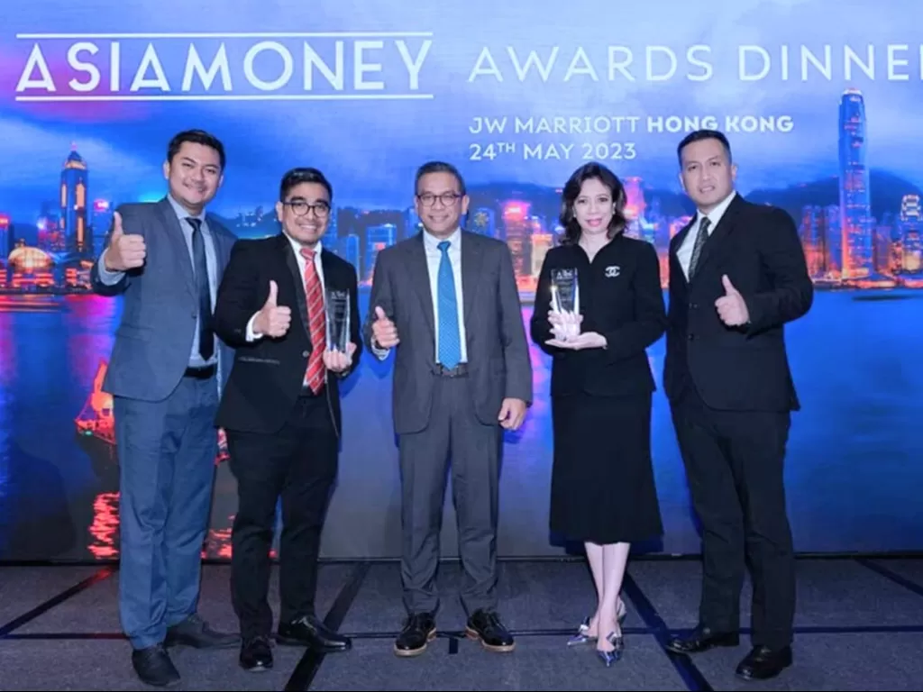 BRI berhasil meraih penghargaan dari Asiamoney Trade Finance Survey 2023 sebagai peringkat 1 market leader 2023 di Indonesia. (Dok. BRI)